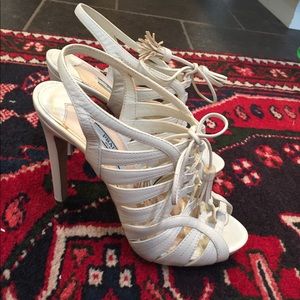 Women’s white Prada Sandals 36.5